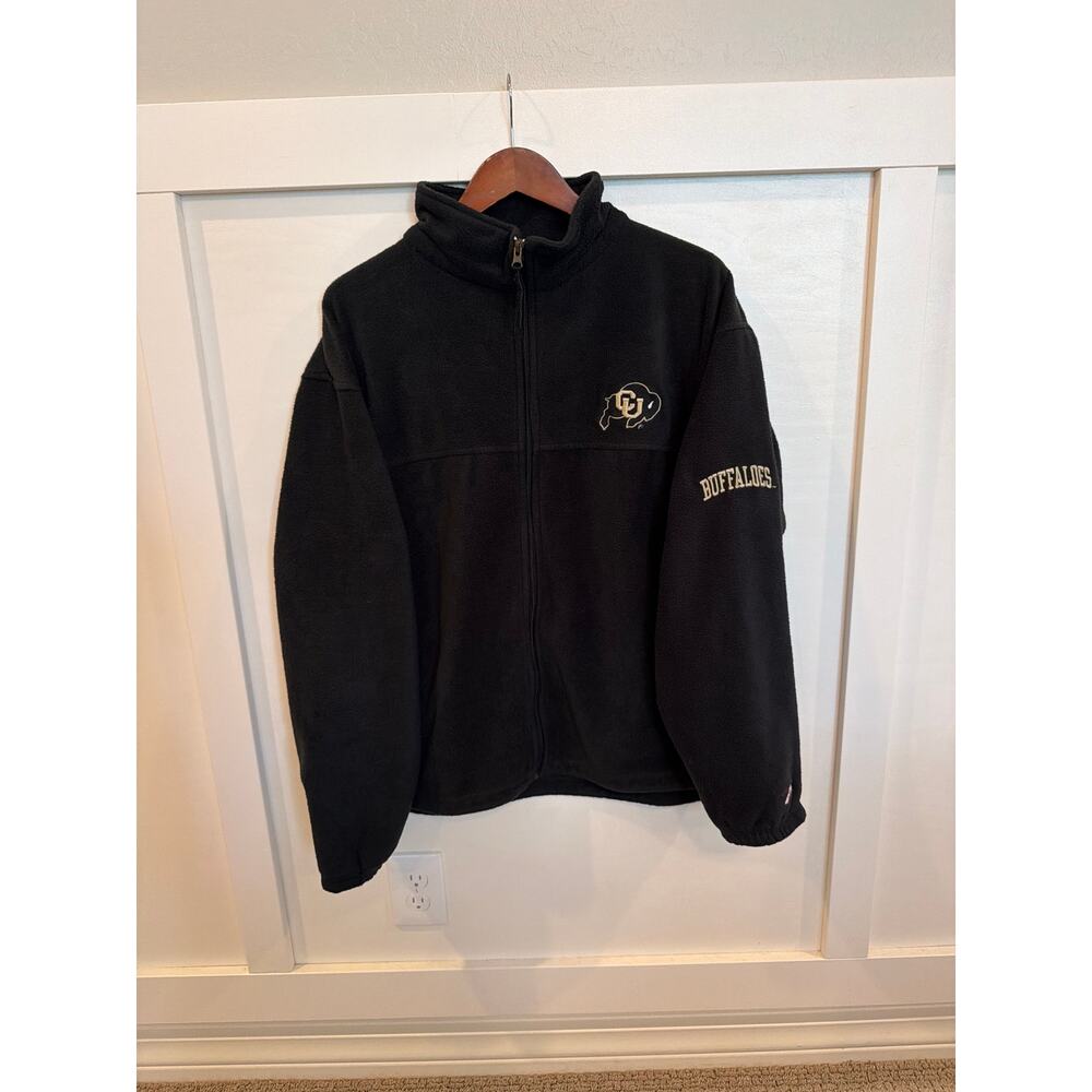 Pro Player Colorado Buffaloes Full Zip Fleece Jacket | Black | Size Large
